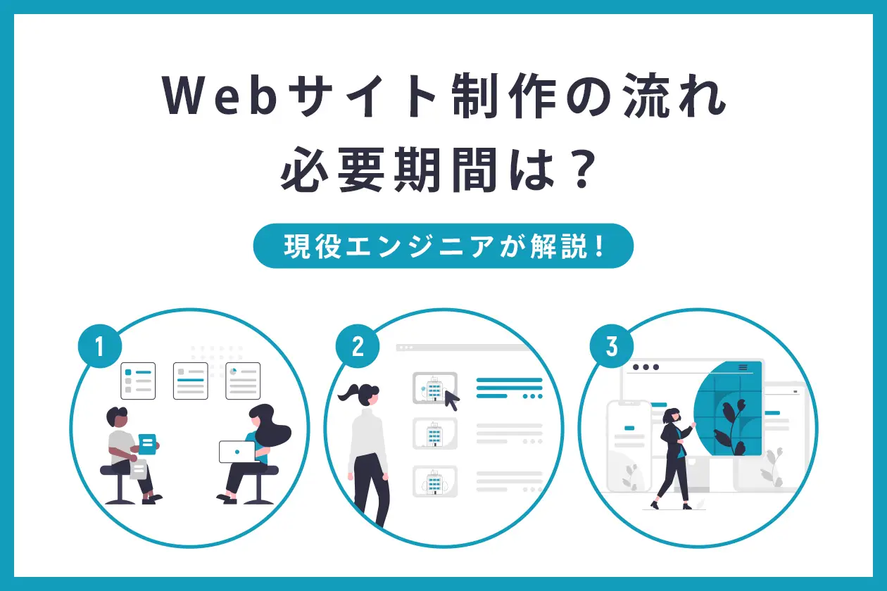 Webサイト制作の流れ/必要期間は？費用やスムーズに制作を進めるポイントを現役エンジニアが解説！