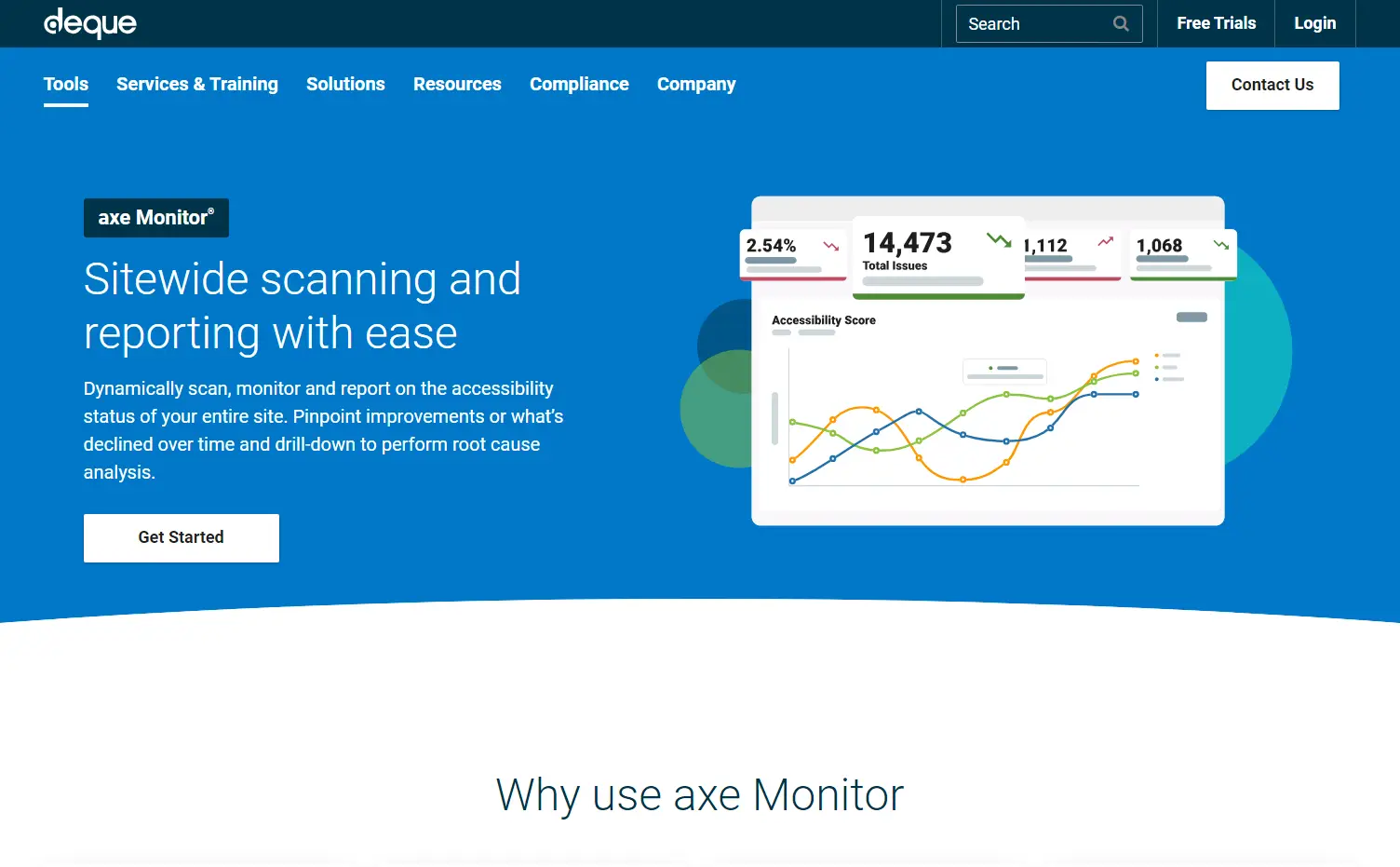 ウェブアクセシビリティチェックツールの「axe Monitor」